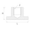 Brass finial 14X8 - Image 2