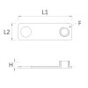 Staffe Per Portalampade 1 Luce - immagine 2